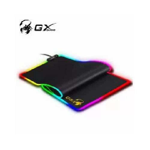 mouses y accesorios de mouse mousepad o tapetes p/raton genius 31250003400 Mouse Pad Genius Gx-pad 800s, Iluminacion Rgb, Ultra Suave, 800x300mm, Usb 2.0, Negro