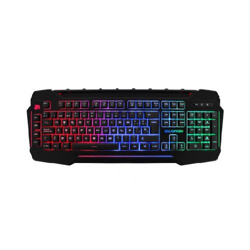 Teclado Gaming Balam Rush Murder, Anti-ghosting, Macro Programable, Iluminacion Led, 3 Colores, 13 Teclas Multimedia, Usb 2.0, Color Negro (br-929646)  