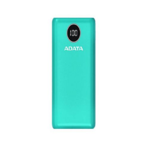 Reguladores, nobreaks y energia power bank / baterias portatiles adata AP20000QCD-DGT-CGN Power Bank Adata Ap20000, 20,000 Mah, 1xusb-c, 2xusb 2.0, 3 Puertos, Color Verde