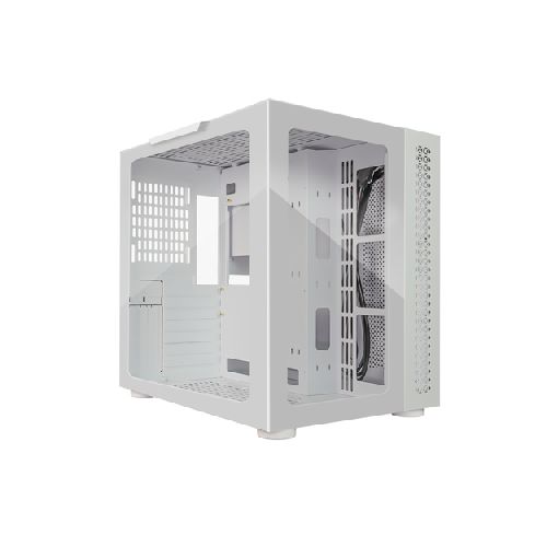 Gabinetes gabinetes computadora game factor CSG700 Gabinete Game Factor Csg700, Atx, Fishtank, Cristal Templado Frontal Y Lateral, Sin Fuente, Blanco