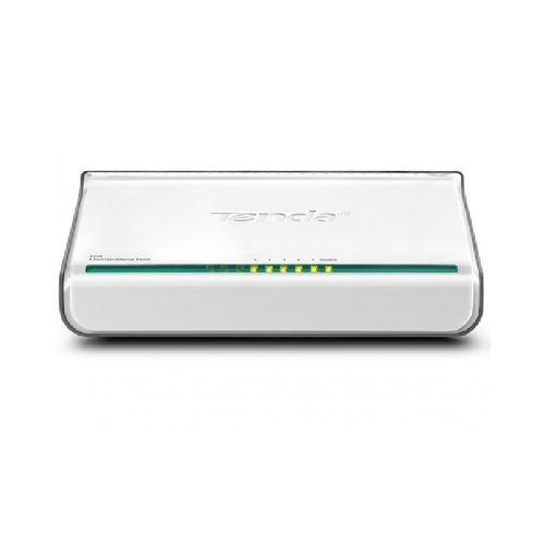 Redes switch tenda S105 Switch Tenda 5-port Fast Ethernet, 5 Puertos, 10/100 Mbps, No Administrado, Color Blanco (s105)