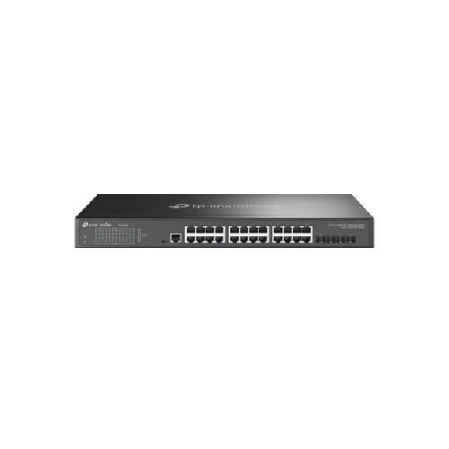 Switch Tp-link Omada Sg3428x Gestionado, L2+/l3, Rj-45 24, Gigabit Ethernet (10/100/1000), 1u, Negro  