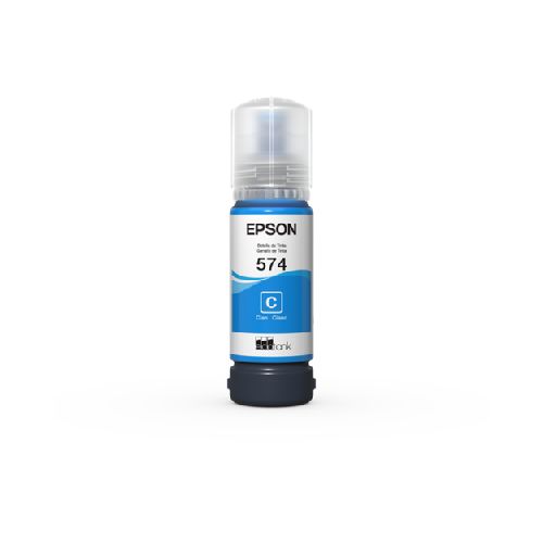 CONSUMIBLES E INSUMOS TINTA PARA IMPRESORAS EPSON T574220-AL Botella De Tinta Epson T574 Original Si, Cian, Compatibilidad L8050/l18050