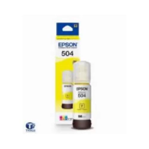 consumibles e insumos tinta para impresoras epson T504420 Botella De Tinta Epson 504 Amarillo (t504420-al) 70ml, Para L4150, L4160, L6161, L6171 Original