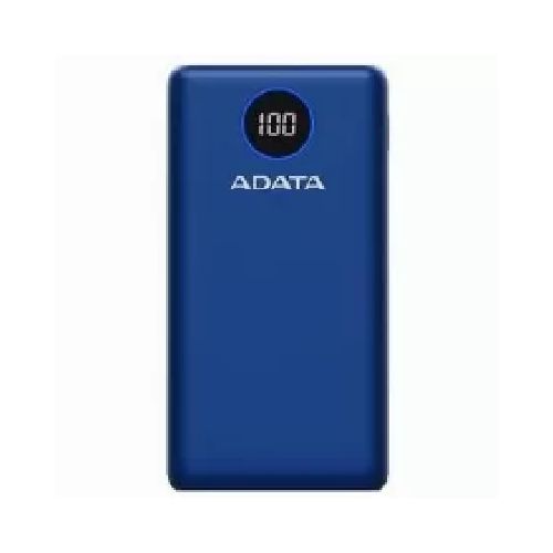 reguladores, nobreaks y energia Power Bank / Baterias Portatiles Adata Ap20000qcd-dgt-cdb Power Bank Adata P20000qcd, 20,000 Mah, 1xusb-c, 2xusb 2.0, Color Azul