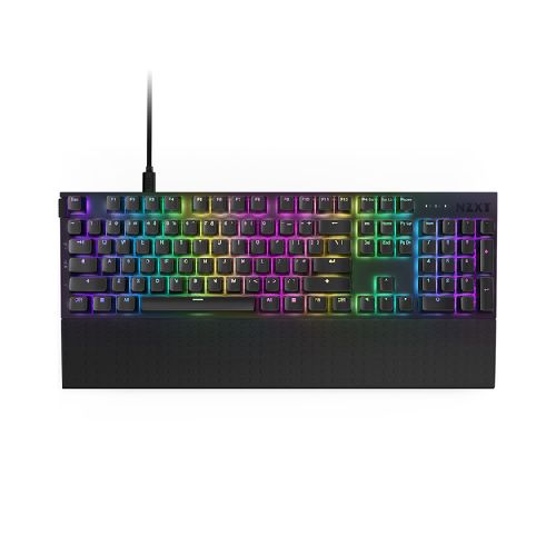 Teclado Gamer Nzxt Function 2 Mecanico, Ingles, Switch Gateron Red, Negro  