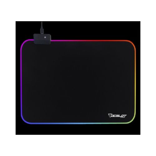 MOUSES Y ACCESORIOS DE MOUSE MOUSEPAD O TAPETES P/RATON OCELOT GAMING OMP01 Mousepad Ocelot Gaming Omp01 Led Si, Negro