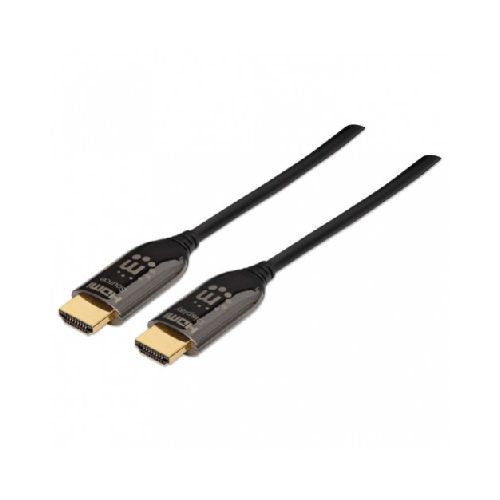 CABLES Y ACCESORIOS CABLES HDMI Y DVI MANHATTAN 355438 Cable Hdmi Manhattan Cable Hdmi óptico Activo Con Clasificación Plénum V. 2.0, 30 M, 18 Gbit/s, Negro