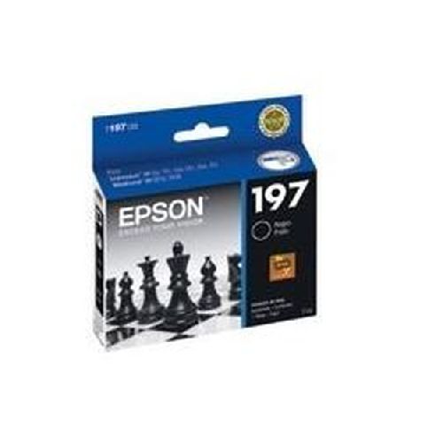 Cartucho De Tinta Epson T197120 Original, Negro  