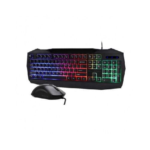 TECLADOS TECLADO+RATON ALAMBRICO BALAM RUSH BR-936293 Kit Teclado Y Mouse Balam Rush Squad Master Ktm333 Usb, Interruptor De Membrana, Retroiluminado, Alámbrico, 3200 Dpi, Negro