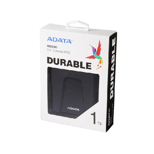 Disco Duro Externo Adata Hd680 1tb, Usb 3.2 Gen1, 2.5, Negro  