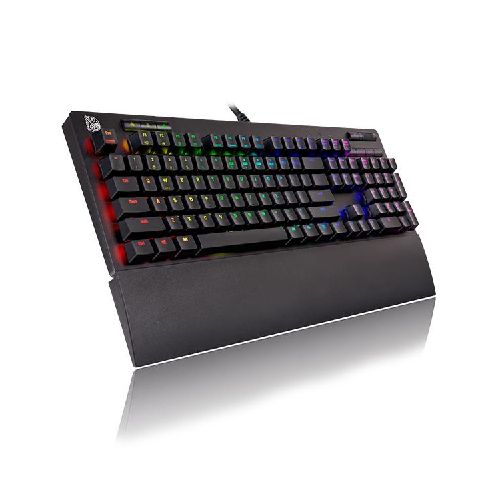 Teclados teclados alambricos thermaltake KB-NER-TBBRSP-01 Teclado Gamer Thermaltake Esports Neptune Elite, Mecanico, Rgb, Usb, Anti-ghosting, Negro