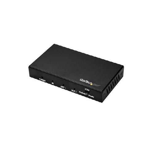 Divisor De Video Startech.com Splitter Hdmi De 2 Puertos - 60hz Hdmi, 2puertos, 3840 X 2160 Pixeles  