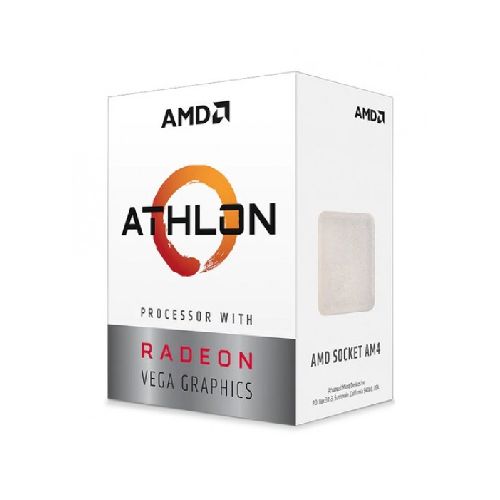 PROCESADORES PROCESADORES AMD SOCKET AM4 AMD YD3000C6FHSBX Procesador Amd Athlon 3000g Socket Am4, 3.5 Ghz, Cache 4 Mb, Gráficos Si