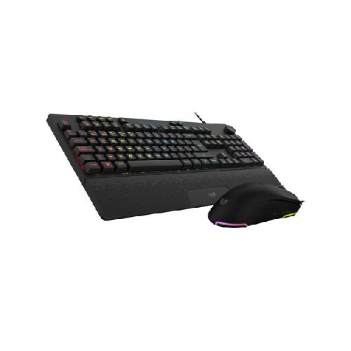 TECLADOS TECLADO+RATON ALAMBRICO BALAM RUSH BR-936903 Kit Teclado Y Mouse Balam Rush Br-936903 Usb, Interruptor De Membrana, Retroiluminado, Alámbrico, 12800 Dpi, Negro