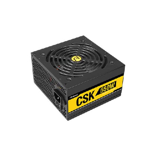 Fuente De Poder Antec Cuprum Strike Csk550 550w 80 Plus Bronce, 24 Pines Atx, Pfc Activo, Negro  