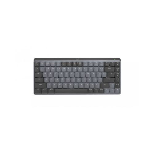 Teclados teclados inalambricos logitech 920-010846 Teclado Mecanico Inalambrico Logitech Mx Mini, Retroiluminado, Sensor De Luz Ambiental, Bateria Recargable, Bluetooth, Color Granito (920-010846)