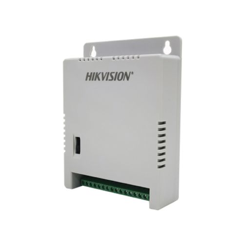 Fuente De Poder Hikvision, 8 Canales, 12vcc, Max. 1 Amp Salida, Filtro De Ruido Para Camaras 4k  