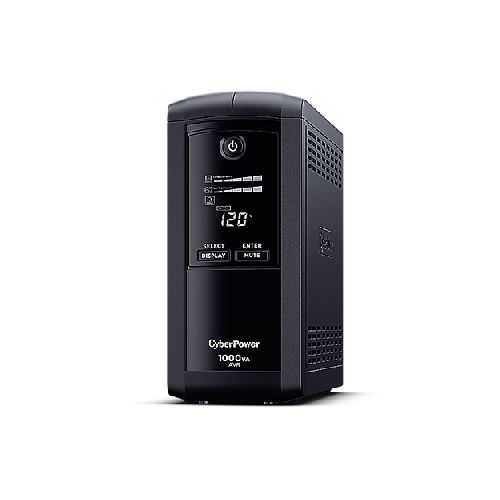 Reguladores, nobreaks y energia no-break y ups cyberpower CP1000AVRLCDA No Break Cyberpower Lcd Cp1000avrlcda 1 Kva / 600 W, Energia 1080 J, Entrada 139 V, 9 Salidas Ac Color Negro