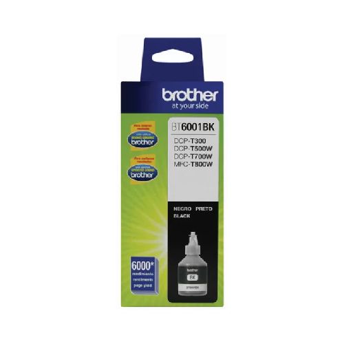 consumibles e insumos Tinta Para Impresoras Brother Bt6001bk Cartucho De Tinta Brother Bt6001bk, Negro, 6000 Paginas, Dcp-t300dcp-t500wdcp-t700wmfc-t800w