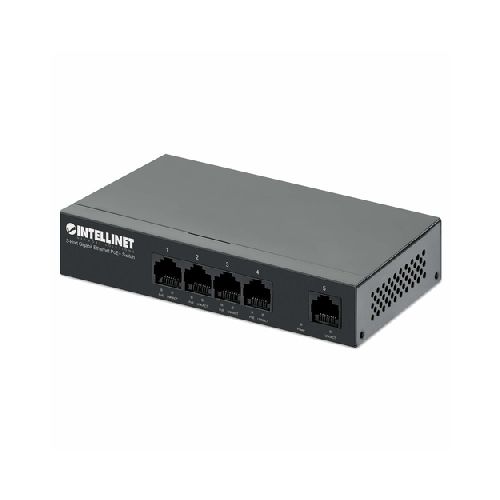 REDES SWITCH INTELLINET 561792 Switch Intellinet 561792 Rj-45 5, Gigabit Ethernet (10/100/1000), Negro