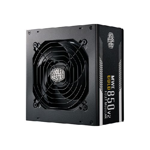 Fuente De Poder Cooler Master Mwe 850 V2, 850w, 80plus Gold, Full Modular, Atx 3.0, Negro  