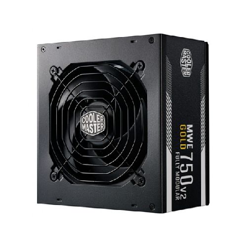 Refacciones fuentes de poder cooler master MPE-7501-AFAAG-3U2 Fuente De Poder Cooler Master Mwe 750 V2 3.0, 750w 80 Plus Gold, Full Modular, Negro