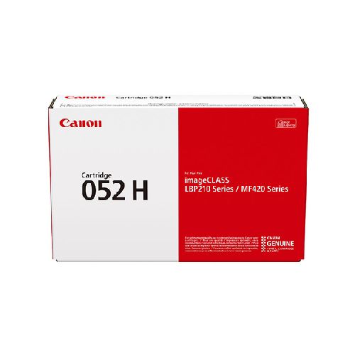 Tóner Canon 052 H, 9200 Páginas, Negro  