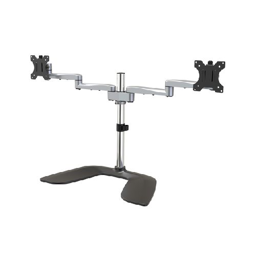 VIDEO Y ACCESORIOS SOPORTE PARA MONITORES Y TELEVISIONES STARTECH ARMDUALSS Soportes De Pantalla Startech.com Color Negro, Plata, Material Aluminio, Plástico, Acero