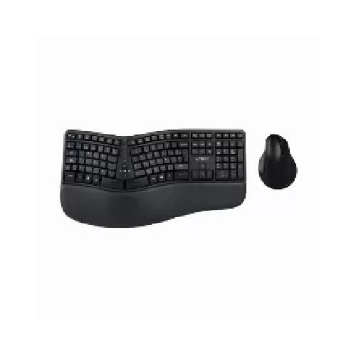 teclados Teclado+raton Inalambrico Acteck Ac-936248 Kit De Teclado Y Mouse Acteck Mk770 Inalambrico, Ergonomico, Multimedia, Negro