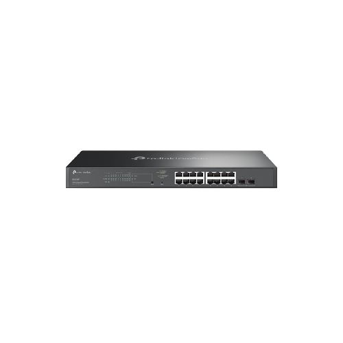 Switch Tp-link Omada Sg2218p Gestionado, L2/l2+, Rj-45 16, Gigabit Ethernet (10/100/1000), 1u, Negro  