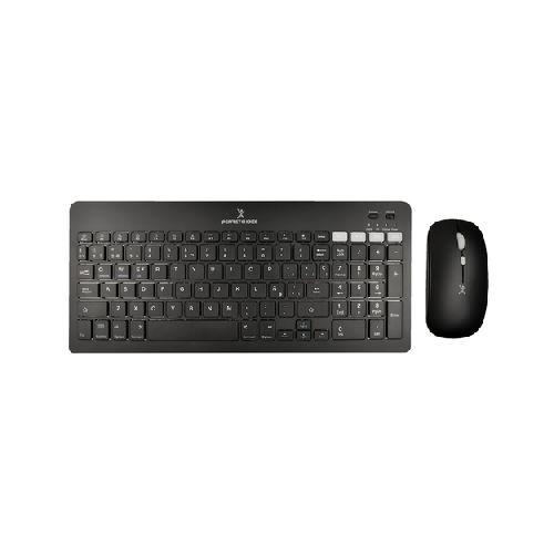 TECLADOS TECLADO+RATON INALAMBRICO PERFECT CHOICE PC-201373 Kit Teclado Y Mouse Perfect Choice Pc-201373 Interruptor De Membrana, Inalámbrico, Usb Tipo A, 1600 Dpi, Negro