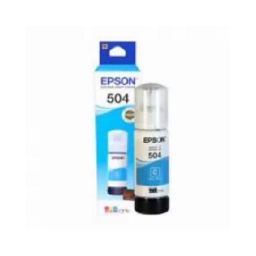 consumibles e insumos tinta para impresoras epson T504220 Botella De Tinta Epson 504 Cian (t504220-al) 70ml, Para L4150, L4160, L6161, L6171 Original