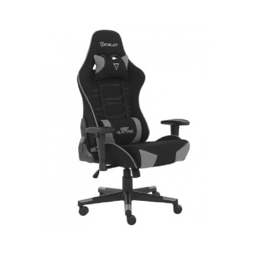 MUEBLES VARIOS SILLA GAMER OCELOT GAMING OST-BLACK MIST Silla Gamer Ocelot Gaming Ost-black Mist Reposa-brazos Si, Color Negro, Gris