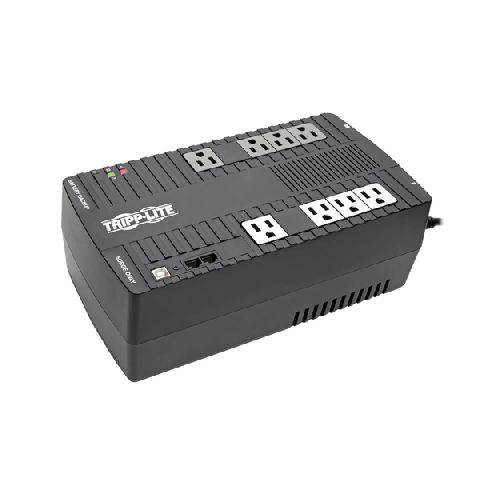 REGULADORES, NOBREAKS Y ENERGIA NO-BREAK Y UPS TRIPP LITE AVR700U No Break Tripp Lite 0.7 Kva / 350 W, 316 J, Entrada 145 V, 8 Salidas Ac, Negro