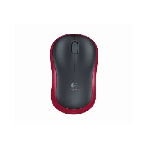 mouses y accesorios de mouse Mouse Opticos/laser Logitech 910-003635 Mouse Logitech M185, Inalambrico, Nano Receptor Usb2.0, Rojo Y Negro