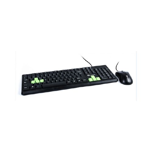 Kit Teclado Y Mouse Naceb Technology Na-457 Usb, Alámbrico, 1600 Dpi, Negro  