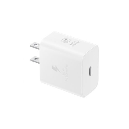 REGULADORES, NOBREAKS Y ENERGIA CARGADORES USB CARRO/CASA SAMSUNG EP-T2510NWEGMX Cargador Samsung Ep-t2510nwegmx 100 - 240 V, Universal, Interior, 1usb-c, Carga Rápida, 25 W, Blanco