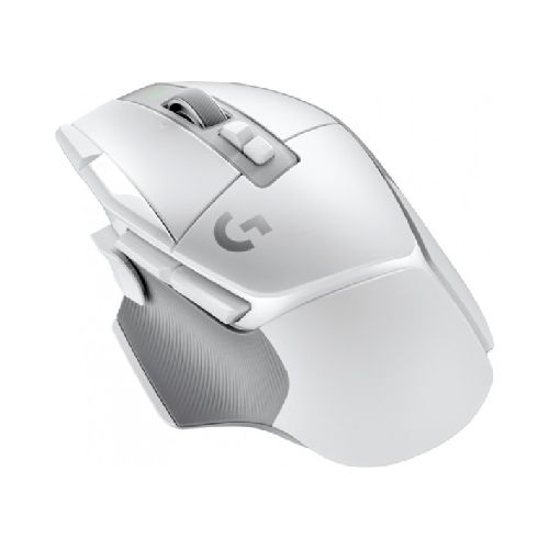 Mouse Logitech G G502 X Lightspeed óptico, 13 Botones, 25600 Dpi, Rf Inalámbrico, Gris, Blanco  