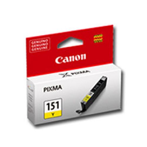 CONSUMIBLES E INSUMOS TINTA PARA IMPRESORAS CANON 6531B001AA Cartucho De Tinta Canon Cli-151y Original, Amarillo