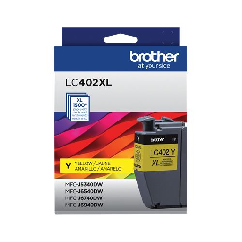 CONSUMIBLES E INSUMOS TINTA PARA IMPRESORAS BROTHER LC402XLYS Cartucho De Tinta Brother Lc402xlys Original, Amarillo, Alto Rendimiento (xl)