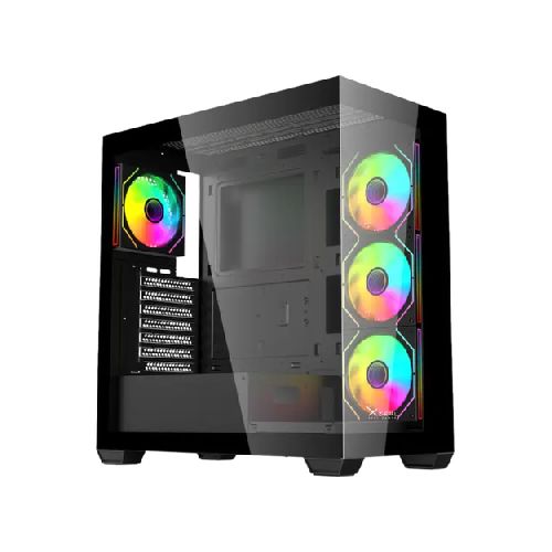 GABINETES GABINETES COMPUTADORA STYLOS XZCGB08B Gabinete Gamer Xzeal Mid Tower