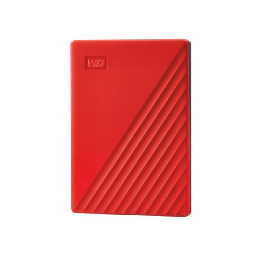 DISCOS DUROS, SSD Y ALMACENAMIENTO DISCOS DUROS EXTERNOS WESTERN DIGITAL WDBPKJ0040BRD-WESN Disco Duro Externo Western Digital My Passport 4 Tb, 3.2 Gen 1 (3.1 Gen 1), Rojo