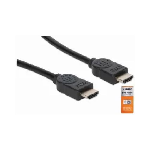 cables y accesorios Cables Hdmi Y Dvi Manhattan 355346 Cable Hdmi Manhattan Hdmi Alta Velocidad Con Ethernet, 1.8 Metros 3d, 18 Gbit/s