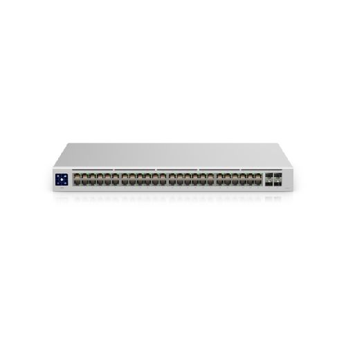 REDES SWITCH UBIQUITI USW-48 Switch Ubiquiti Unifi Usw-48 Gestionado, L2, Rj-45 48, Gigabit Ethernet (10/100/1000), Plata