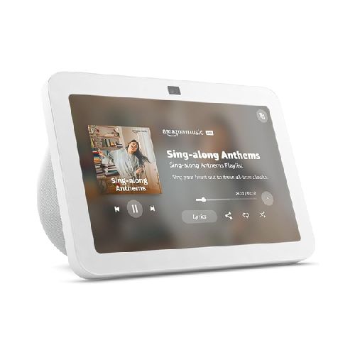 AUDIO Y BOCINAS BOCINAS AMAZON B0BLS3QJTX Asistente Virtual Amazon Echo Show 8 Gen3 Alexa, Inalámbrico, Wifi, Bt, Blanco