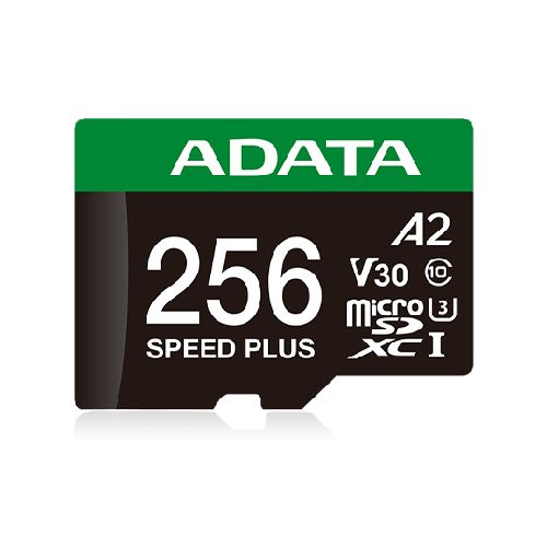 Memorias memorias micro sd adata UD256GUI3V30A2SP-RA1 Memoria Micro Sd Adata Speed Plus, 256 Gb, Velocidad 180 Mb/s, Class 10