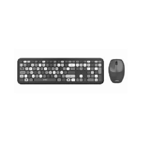 teclados teclado+raton inalambrico acteck AC-935166 Kit Teclado Y Mouse Acteck Creator Chic Colors Mk475 Inalambrico, Usb, Negro