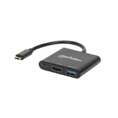 LAPTOPS DOCKING STATION MANHATTAN 130622 Docking Station Manhattan Usb 3.2 Gen 1 (3.1 Gen 1) Type-c, Hdmi 1, Usb A 1, Usb Tipo C 1