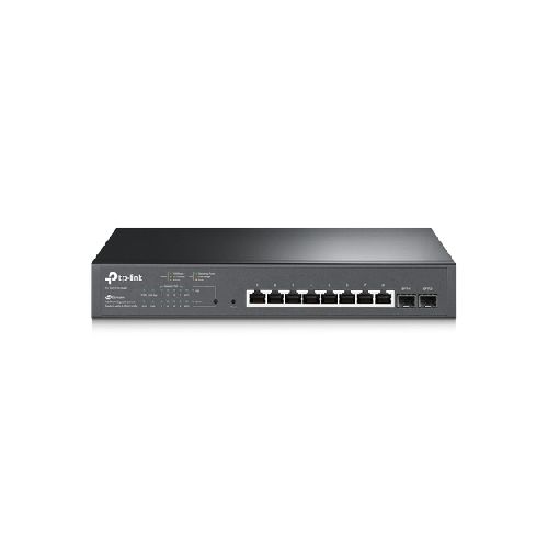 REDES SWITCH TP-LINK SG2210MP/TL-SG2210MP Switch Tp-link Jetstream Tl-sg2210mp Gestionado, L2/l2+, Cantidad De Puertos 8,(poe +) 8, Gigabit Ethernet (10/100/1000), 20 Gbit/s,1u, Negrosg2210mp/